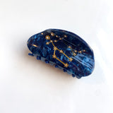 Hand-Painted Zodiac Constellation Hair Claw Clip | Eco-Friendly