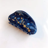 Hand-Painted Zodiac Constellation Hair Claw Clip | Eco-Friendly
