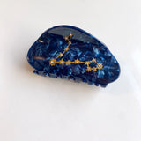 Hand-Painted Zodiac Constellation Hair Claw Clip | Eco-Friendly