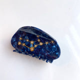 Hand-Painted Zodiac Constellation Hair Claw Clip | Eco-Friendly