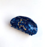Hand-Painted Zodiac Constellation Hair Claw Clip | Eco-Friendly
