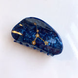 Hand-Painted Zodiac Constellation Hair Claw Clip | Eco-Friendly