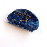 Hand-Painted Zodiac Constellation Hair Claw Clip | Eco-Friendly