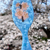 Hand-painted Cherry Blossom Amazing Hair Day Brush | Eco-Friendly