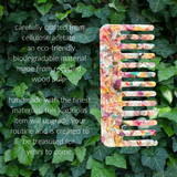 Detangling Wide Tooth Hair Comb | Eco-Friendly Acetate