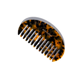 Curved Detangling Wide Tooth Acetate Hair Comb | Eco-Friendly
