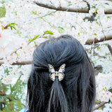 Hand-painted Mini Monarch Butterfly Claw Hair Clip | Eco-Friendly