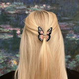 Hand-painted Mini Monarch Butterfly Claw Hair Clip | Eco-Friendly