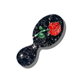 Hand-painted Rose Stem Handbag Hero Brush | Eco-Friendly