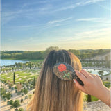 Hand-painted Rose Stem Handbag Hero Brush | Eco-Friendly