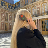 Hand-painted Rose Stem Handbag Hero Brush | Eco-Friendly