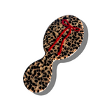 Hand-painted Leopard Bow Handbag Hero Brush | Eco-Friendly