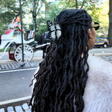 Hand-painted Limited Edition Monarch Butterfly Claw Hair Clip | Eco-Friendly