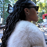 Hand-painted Limited Edition Monarch Butterfly Claw Hair Clip | Eco-Friendly