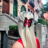 Hand-painted Limited Edition Monarch Butterfly Claw Hair Clip | Eco-Friendly