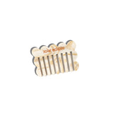 Purse Scalloped Small Acetate Hair Comb | Eco-Friendly