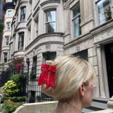 Hand-painted Bow Claw Hair Clip | Eco-Friendly