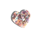 Handmade Heart Acetate Claw Hair Clip | Eco-Friendly