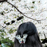 Hand-Painted Swallowtail Butterfly Claw Hair Clip | Eco-Friendly