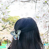 Hand-Painted Swallowtail Butterfly Claw Hair Clip | Eco-Friendly