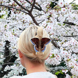 Hand-Painted Swallowtail Butterfly Claw Hair Clip | Eco-Friendly