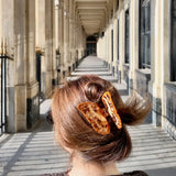Hand-Painted Morpho Butterfly Claw Hair Clip | Eco-Friendly