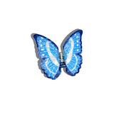 Hand-Painted Morpho Butterfly Claw Hair Clip | Eco-Friendly