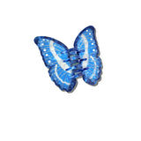 Hand-Painted Morpho Butterfly Claw Hair Clip | Eco-Friendly