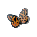 Hand-Painted Tiger Moth Claw Hair Clip | Eco-Friendly