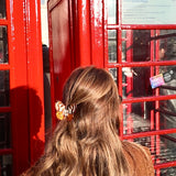 Hand-Painted Tiger Moth Claw Hair Clip | Eco-Friendly