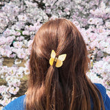 Hand-Painted Cabbage Butterfly Claw Hair Clip | Eco-Friendly