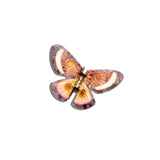 Hand-Painted Emperor Silk Moth Claw Hair Clip | Eco-Friendly