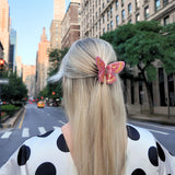 Hand-Painted Emperor Silk Moth Claw Hair Clip | Eco-Friendly