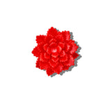 Handmade Origami Peony Flower Claw Hair Clip| Eco-Friendly