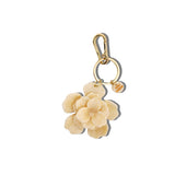 Handmade Origami Gardenia Flower Bag Charm + Keychain