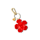 Handmade Origami Gardenia Flower Bag Charm + Keychain