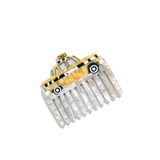 Hand-painted Taxi Pocket Hair Comb | Eco-Friendly