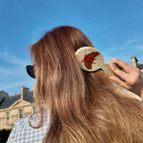 Hand-painted Bow Croissant Handbag Hero Brush | Eco-Friendly