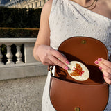 Hand-painted Bow Croissant Handbag Hero Brush | Eco-Friendly