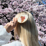 Hand-painted Bow Croissant Handbag Hero Brush | Eco-Friendly