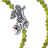 Hand-painted Tiger Gemstone Crossbody Phone Chain