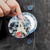 Hand-painted Eiffel Tower Compact Mirror