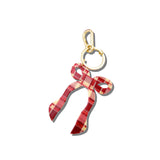 Hand-painted Coquette Bow Bag Charm + Keychain