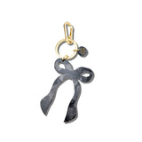 Hand-painted Coquette Bow Bag Charm + Keychain