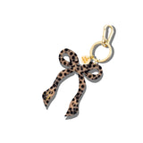 Hand-painted Coquette Bow Bag Charm + Keychain