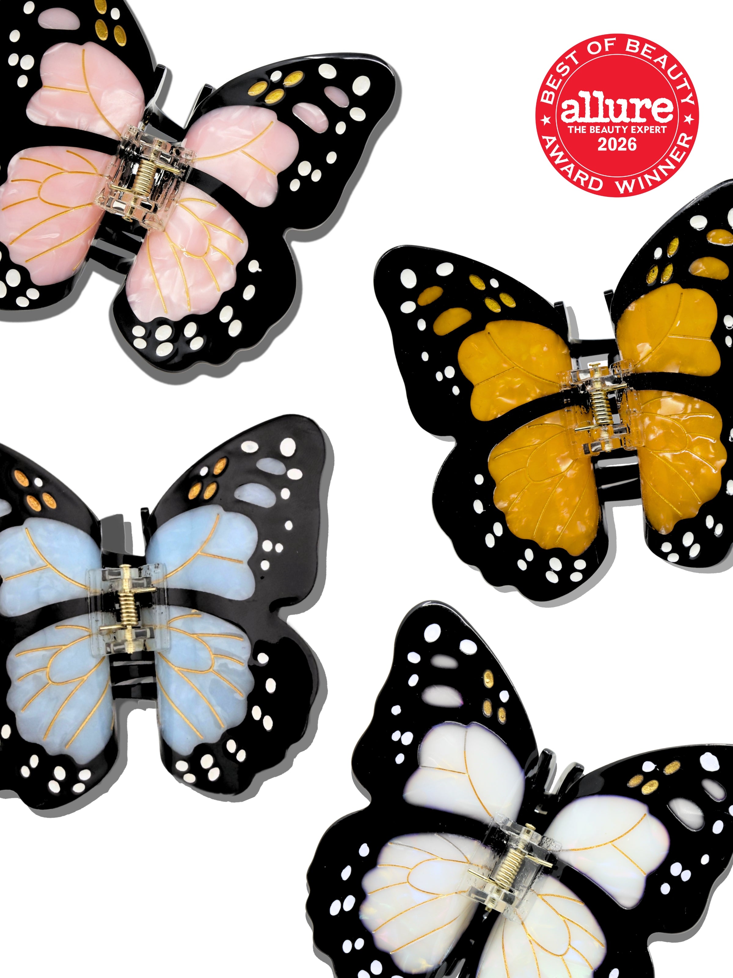 Eco-Friendly Monarch Butterfly Claw Clip | Solar Eclipse