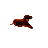 Hand-painted Dachshund Dog Barrette Hair Clip | Eco-Friendly