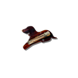 Hand-painted Dachshund Dog Barrette Hair Clip | Eco-Friendly