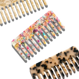 Detangling Wide Tooth Hair Comb | Eco-Friendly Acetate