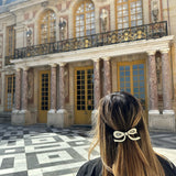 Handmade Acetate Bow French Barrette Clip | Eco-Friendly